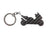 BlackStuff Carbon Fiber Keychain Keyring Ring Holder Compatible with Motorcycle Yamaha T-Max BM-003