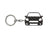 BlackStuff Carbon Fiber Keychain Compatible with Grande Punto 2005-2012 BS-1000