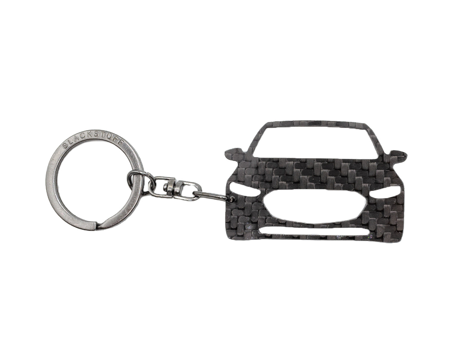 BlackStuff Carbon Fiber Keychain Compatible with Mazda 3 2019+ BS-1001