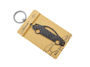 BlackStuff Carbon Fiber Keychain Compatible with 308 CC 2008-2013 Side BS-1003