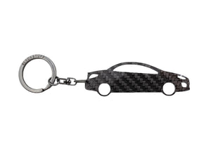 BlackStuff Carbon Fiber Keychain Compatible with 308 CC 2008-2013 Side BS-1003