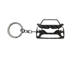 BlackStuff Carbon Fiber Keychain Compatible with Captur 2020+ BS-1004