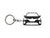 BlackStuff Carbon Fiber Keychain Compatible with Captur 2020+ BS-1004