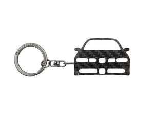 BlackStuff Carbon Fiber Keychain Compatible with Leon Mk1 1M Sport FR 2001 BS-1005