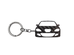 BlackStuff Carbon Fiber Keychain Compatible with Leon Mk2 1P 2005-2009 BS-1006