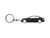 BlackStuff Carbon Fiber Keychain Compatible with E92 2004-2013 Side BS-1009