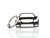 BlackStuff Carbon Fiber Keychain Keyring Ring Holder Compatible with C-Class W204 Facelift 2011-2014 BS-1016