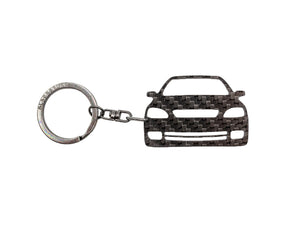 BlackStuff Carbon Fiber Keychain Keyring Ring Holder Compatible with Astra G 1998-2004 BS-1017