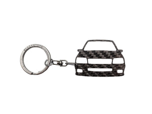 BlackStuff Carbon Fiber Keychain Keyring Ring Holder Compatible with 205 BS-1019