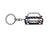 BlackStuff Carbon Fiber Keychain Keyring Ring Holder Compatible with Delta Integrale 1985-1991 BS-1023