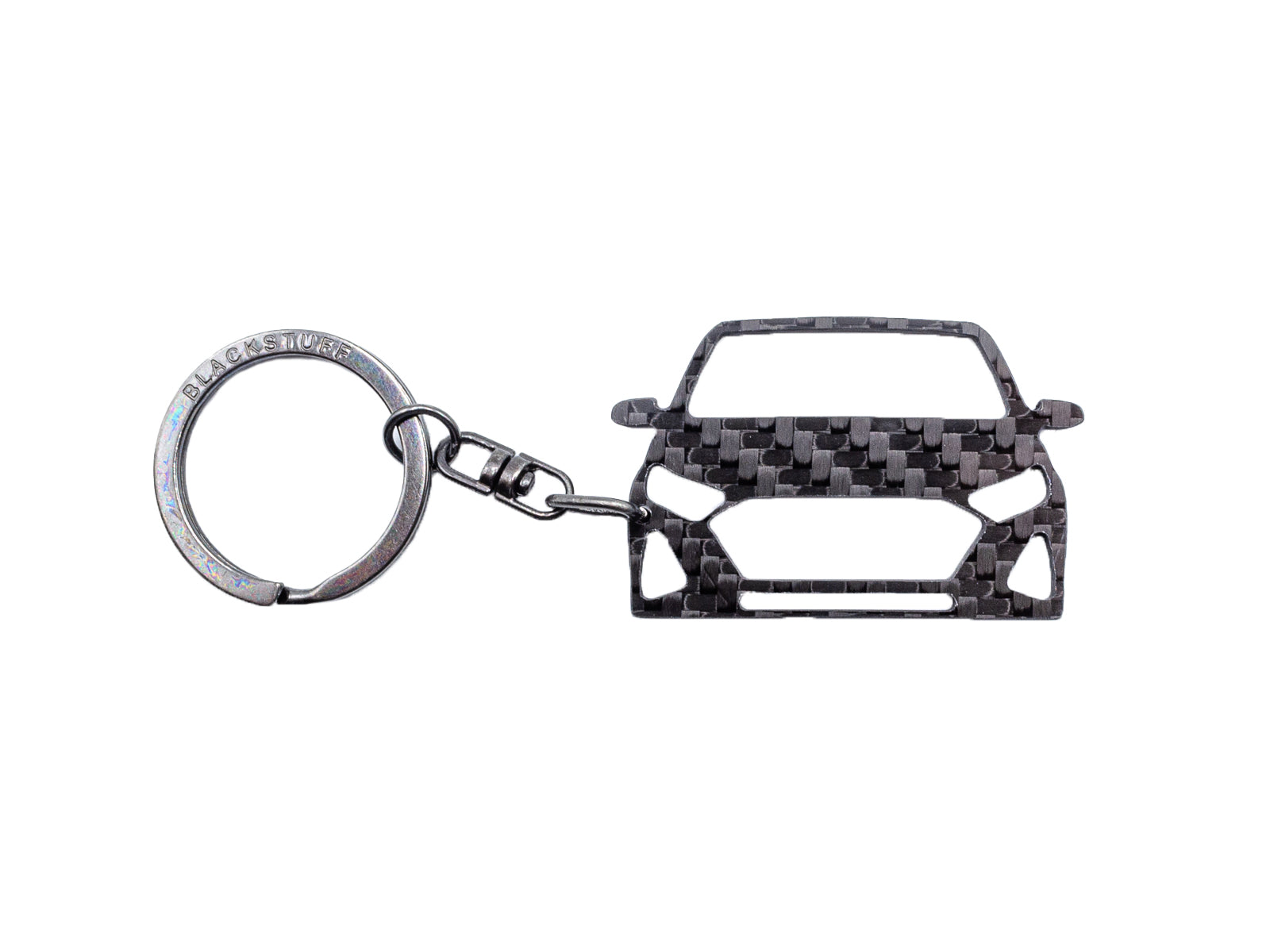 BlackStuff Carbon Fiber Keychain Keyring Ring Holder Compatible with i20N BS-1024