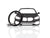 BlackStuff Carbon Fiber Keychain Keyring Ring Holder Compatible with 1Series F40 2019 BS-1025