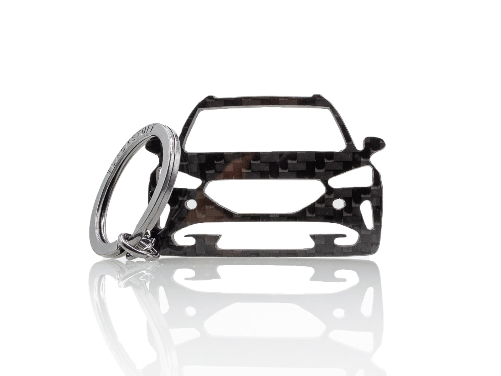 BlackStuff Carbon Fiber Keychain Keyring Ring Holder Compatible with Formentor BS-1028