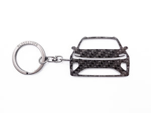 BlackStuff Carbon Fiber Keychain Keyring Ring Holder Compatible with Marvel R BS-1030