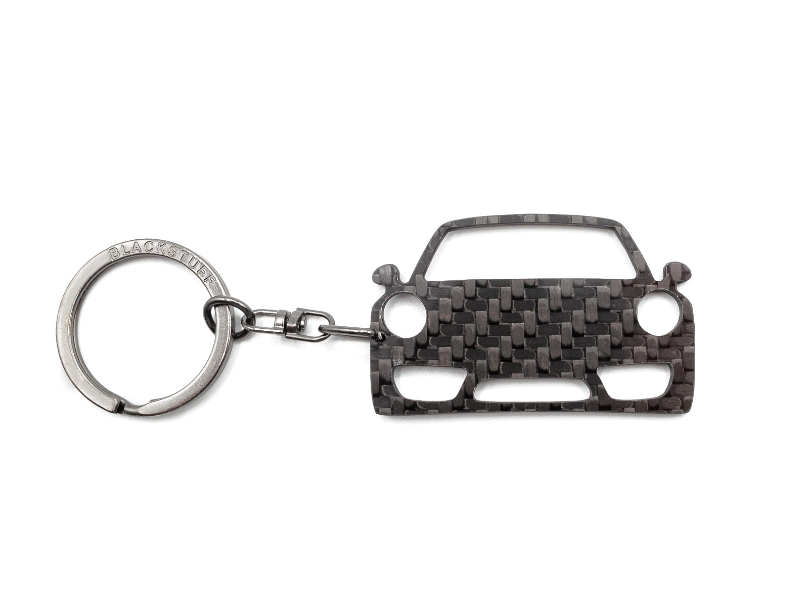 BlackStuff Carbon Fiber Keychain Keyring Ring Holder Compatible with 991 Carrera 2011-2019 BS-1036