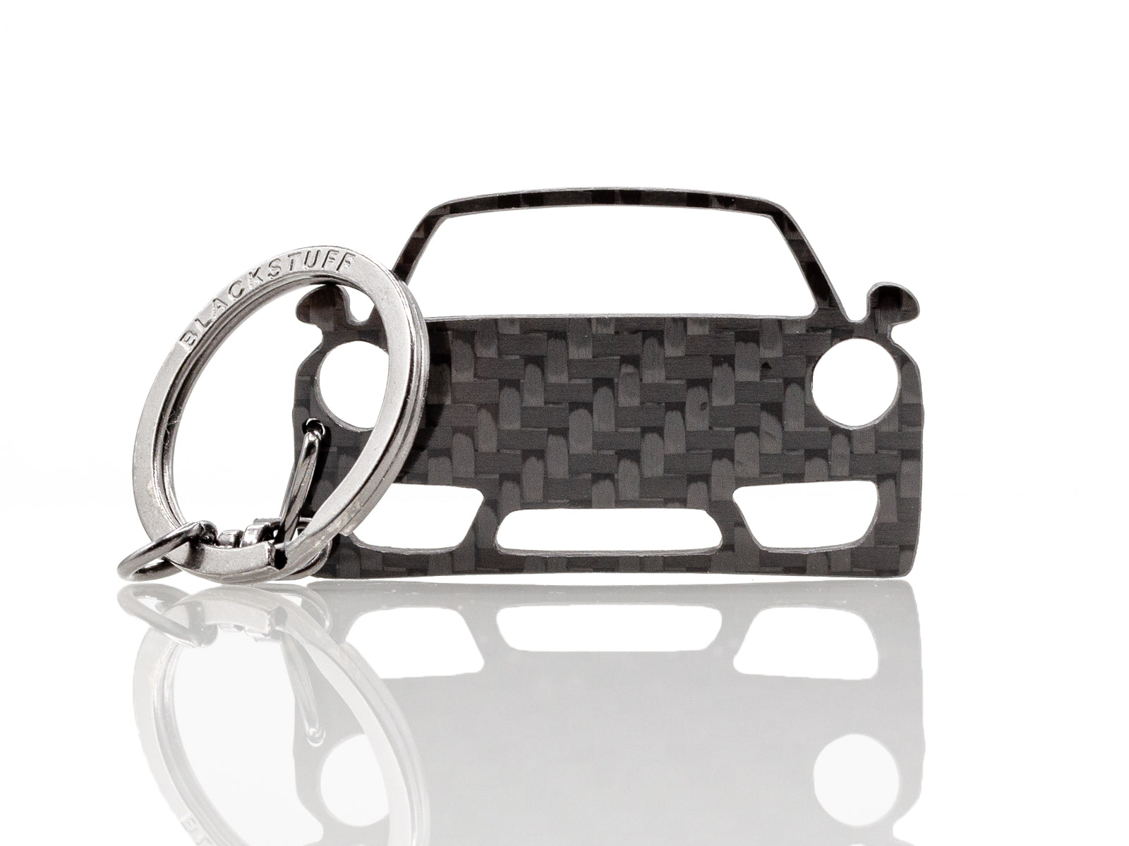 BlackStuff Carbon Fiber Keychain Keyring Ring Holder Compatible with 991 Carrera 2011-2019 BS-1036