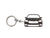 BlackStuff Carbon Fiber Keychain Keyring Ring Holder Compatible with Fabia MK4 2021 BS-1039