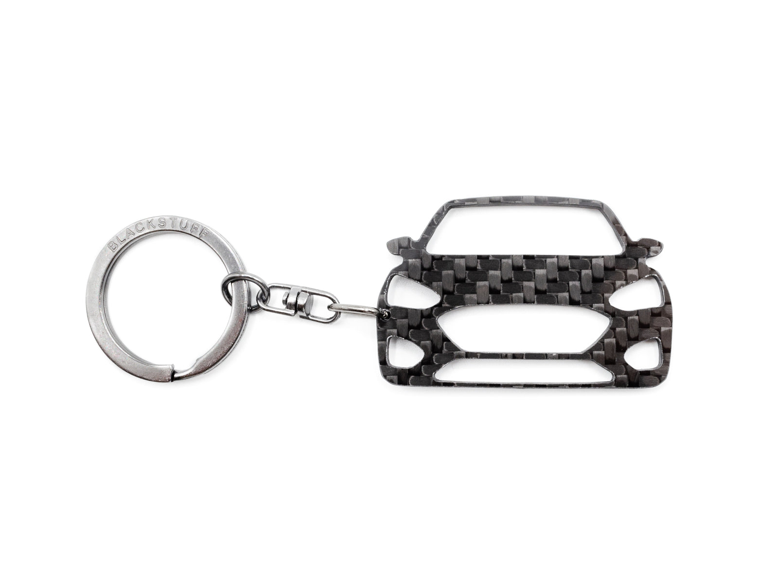 Carbon Fiber Keychain Keyring Ring Holder Compatible with Born BS-1047