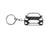 Carbon Fiber Keychain Keyring Ring Holder Compatible with Born BS-1047