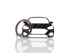 Carbon Fiber Keychain Keyring Ring Holder Compatible with Born BS-1047