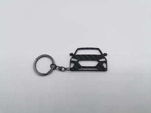 BlackStuff Carbon Fiber Keychain Compatible with Ioniq BS-1050