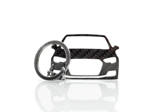 BlackStuff Carbon Fiber Keychain Compatible with A3 S3 8V FL 2016-2020 BS-1056