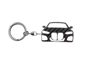 BlackStuff Carbon Fiber Keychain Compatible with 4 series G22 G23 G26 2020 BS-1063