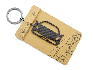 BlackStuff Carbon Fiber Keychain Compatible with 458 speciale BS-1068