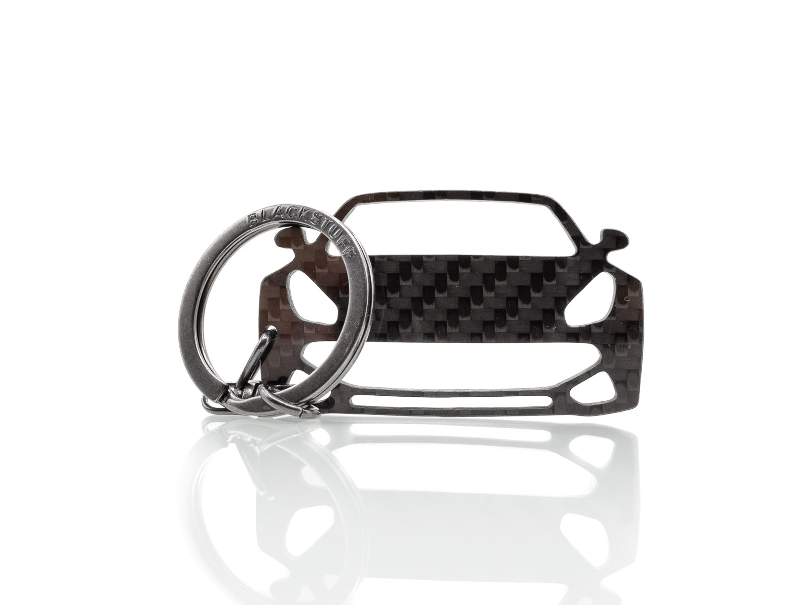 BlackStuff Carbon Fiber Keychain Compatible with F12 Berlinetta BS-1069