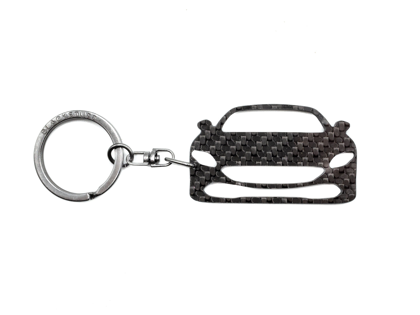 BlackStuff Carbon Fiber Keychain Compatible with Roma BS-1070