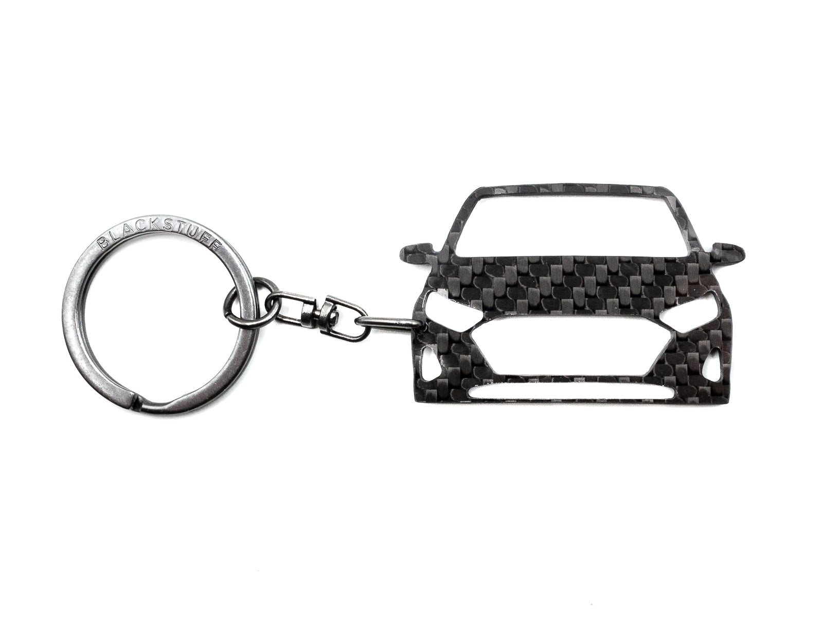 BlackStuff Carbon Fiber Keychain Compatible with i20 2020+ BS-1074