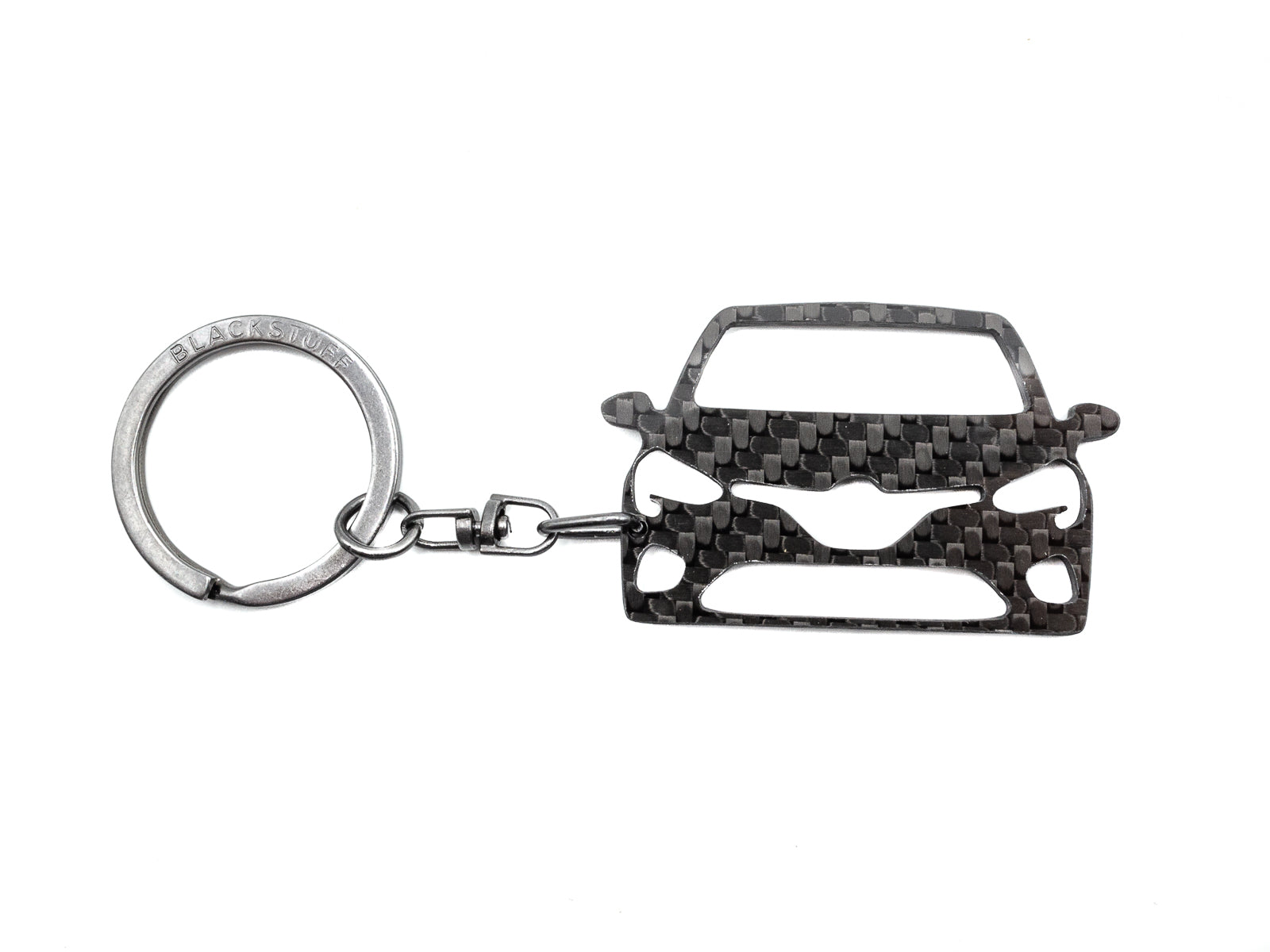 BlackStuff Carbon Fiber Keychain Compatible with Clio V 2019+ BS-1083