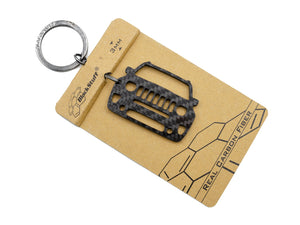 BlackStuff Carbon Fiber Keychain Compatible with Renegade 2019+ BS-1085