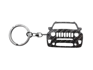 BlackStuff Carbon Fiber Keychain Compatible with Renegade 2019+ BS-1085