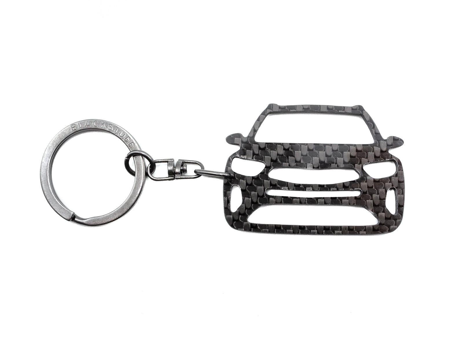 BlackStuff Carbon Fiber Keychain Compatible with Stonic 2017+ BS-1086