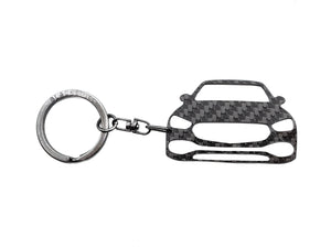 BlackStuff Carbon Fiber Keychain Compatible with C class C43 W206 C206 2021 BS-1090