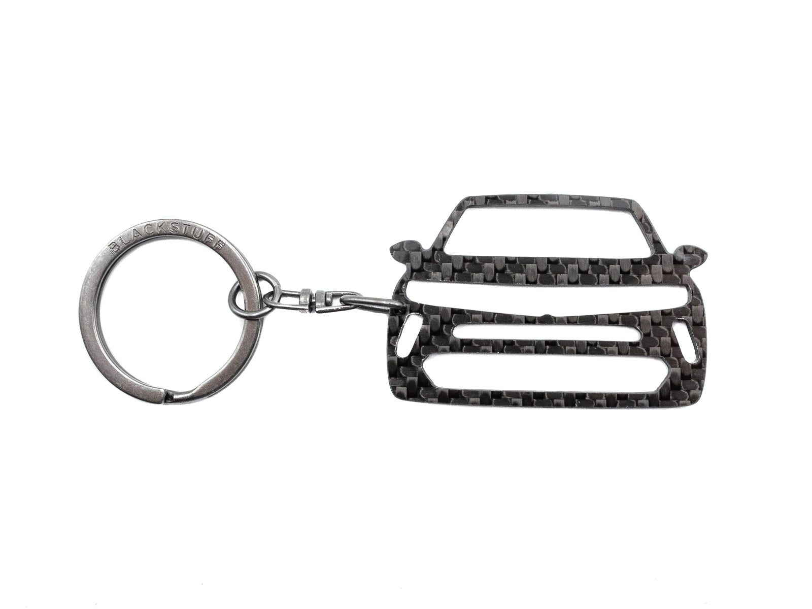 BlackStuff Carbon Fiber Keychain Compatible with Mokka 2020 BS-1095