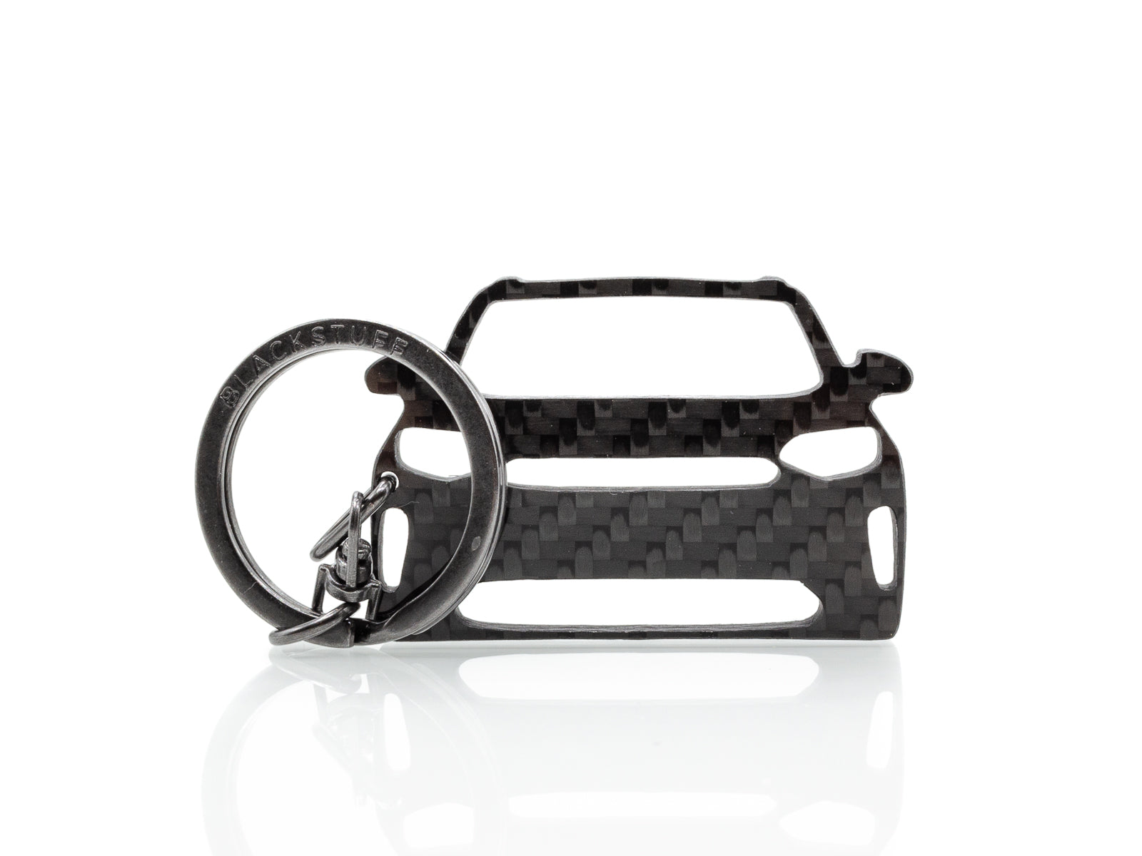 BlackStuff Carbon Fiber Keychain Compatible with BZ4X  BS-1098