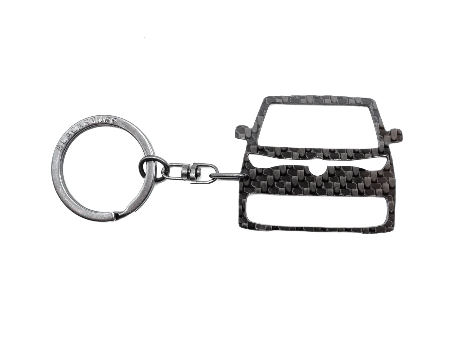 BlackStuff Carbon Fiber Keychain Compatible with ID Buzz BS-1099