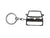 BlackStuff Carbon Fiber Keychain Compatible with ID Buzz BS-1099