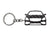 BlackStuff Carbon Fiber Keychain Keyring Ring Holder Compatible with CLA Class C117 2013-2019 BS-197