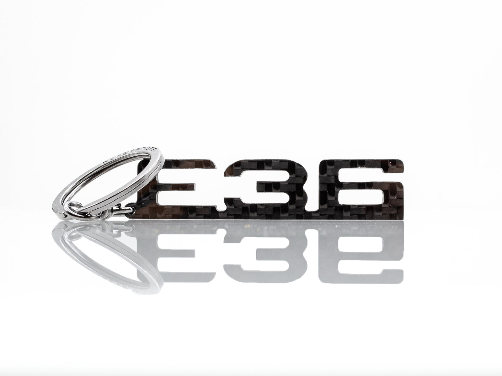 BlackStuff Carbon Fiber Keychain Keyring Ring Holder Compatible with M3 E36 BS-326