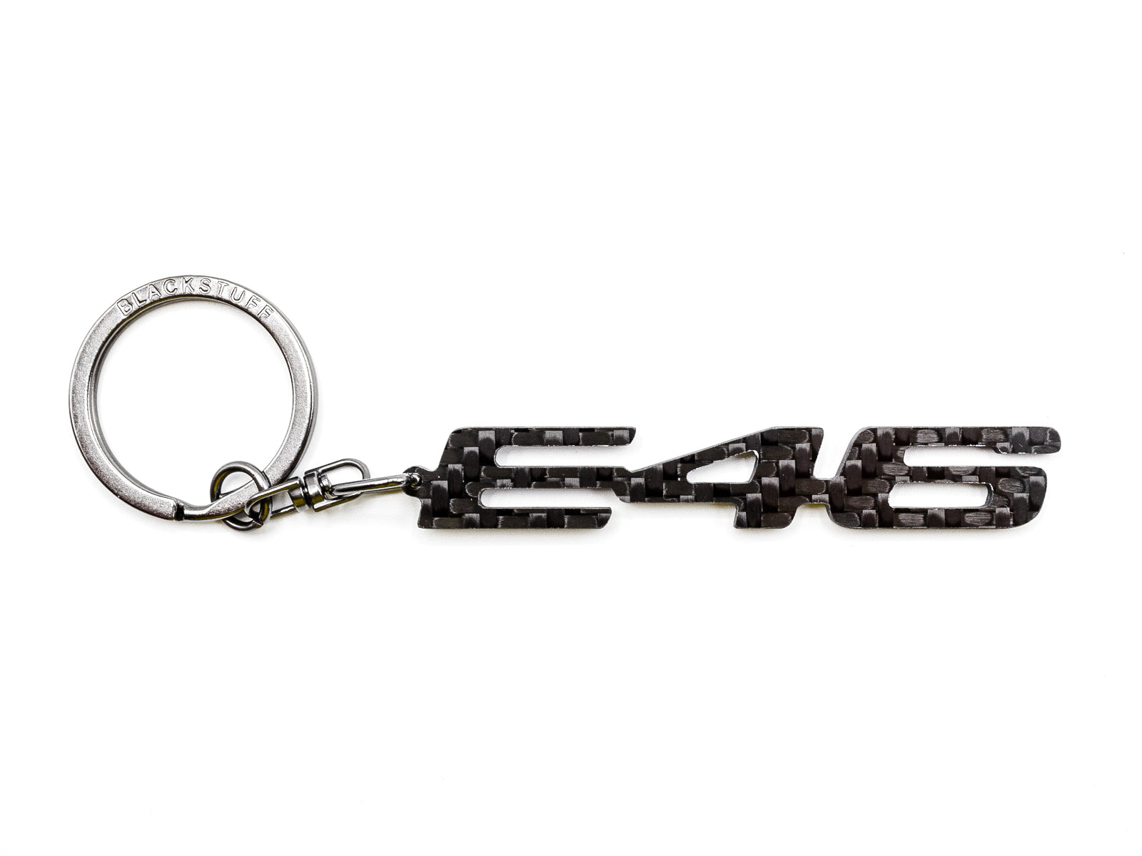 BlackStuff Carbon Fiber Keychain Keyring Ring Holder Compatible with M3 E46 BS-328