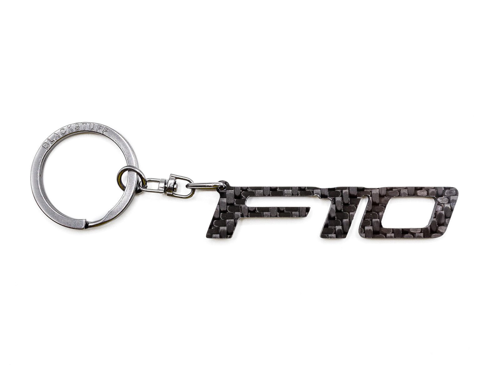 BlackStuff Carbon Fiber Keychain Keyring Ring Holder Compatible with F10 5 series  BS-331