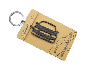 BlackStuff Carbon Fiber Keychain Compatible with Polo GTI Mk6 2017+ BS-4000