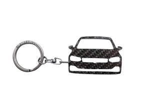 BlackStuff Carbon Fiber Keychain Compatible with Polo GTI Mk6 2017+ BS-4000