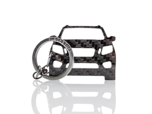 BlackStuff Carbon Fiber Keychain Keyring Ring Holder Compatible with Navara D23 2015-2019 BS-652