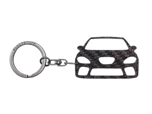 BlackStuff Carbon Fiber Keychain Keyring Ring Holder Compatible with Leon MK2 1P Cupra FR 2005-2009 BS-922