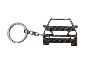 BlackStuff Carbon Fiber Keychain Keyring Ring Holder Compatible with M-Class W163 BS-925