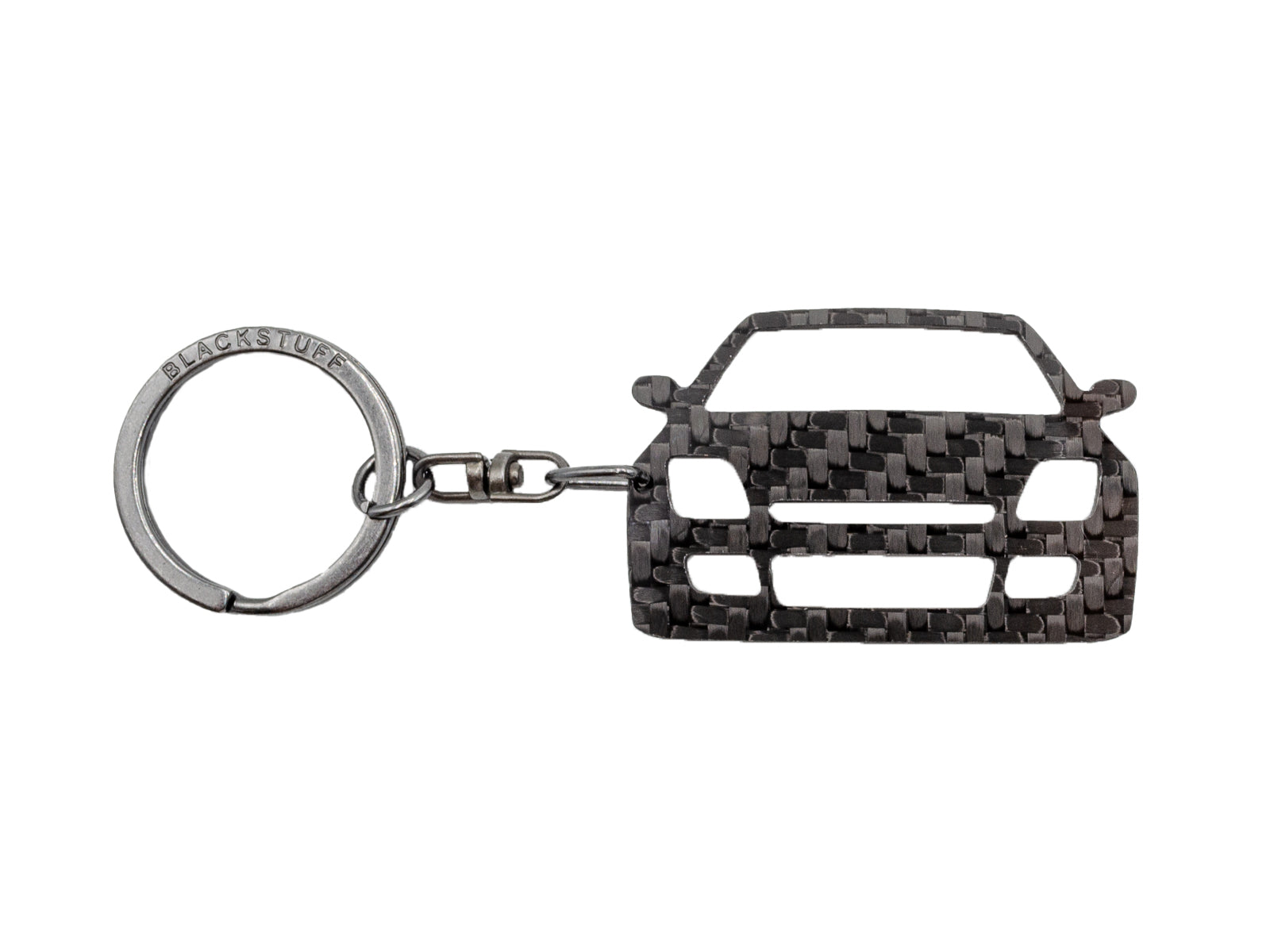 BlackStuff Carbon Fiber Keychain Keyring Ring Holder Compatible with Prelude MK5 1997-2001 BS-926